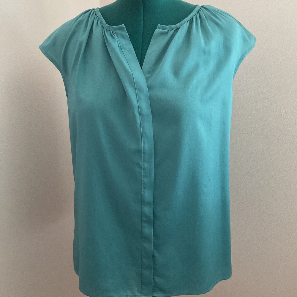 NWOT Talbots Cap-Sleeve Blouse